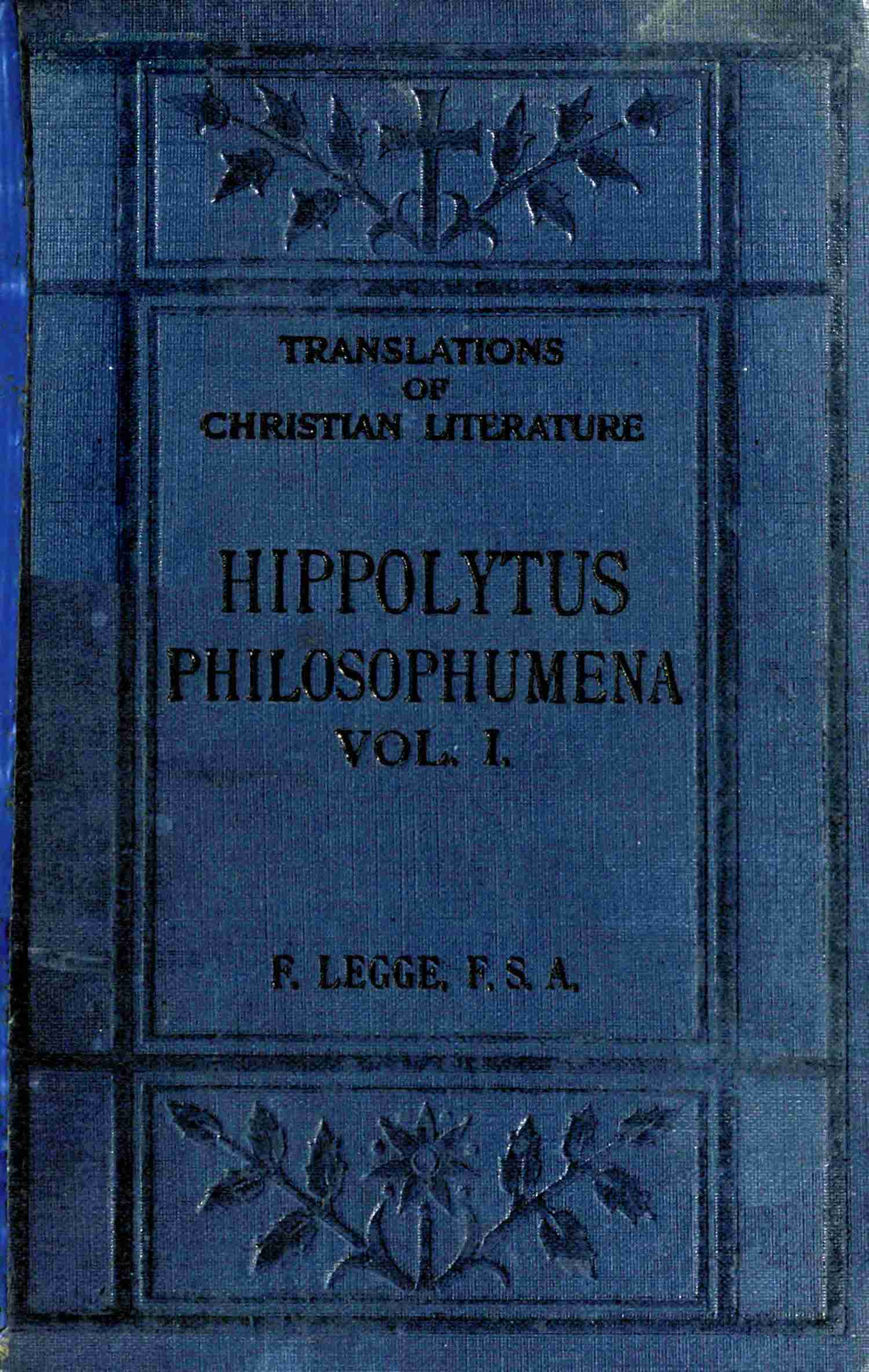 Philosophumena (Vol 1)