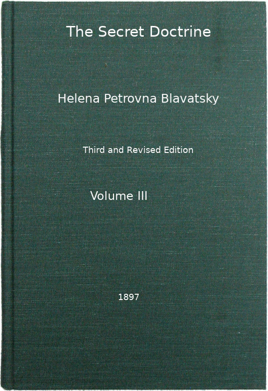 The Secret Doctrine, Vol. 3