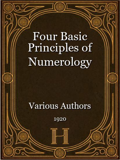 Four Basic Principles of Numerology