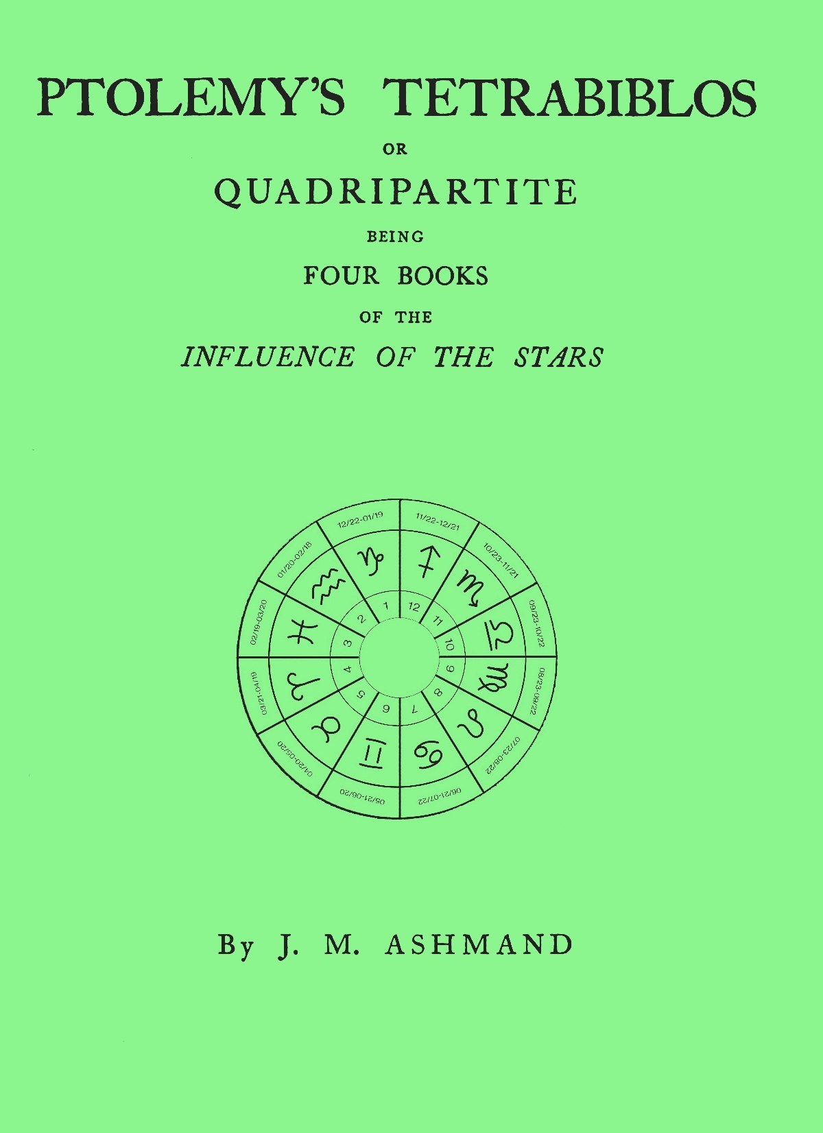 Cover of Tetrabiblos