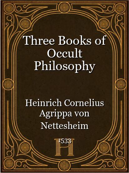 Three Books of Occult Philosophy