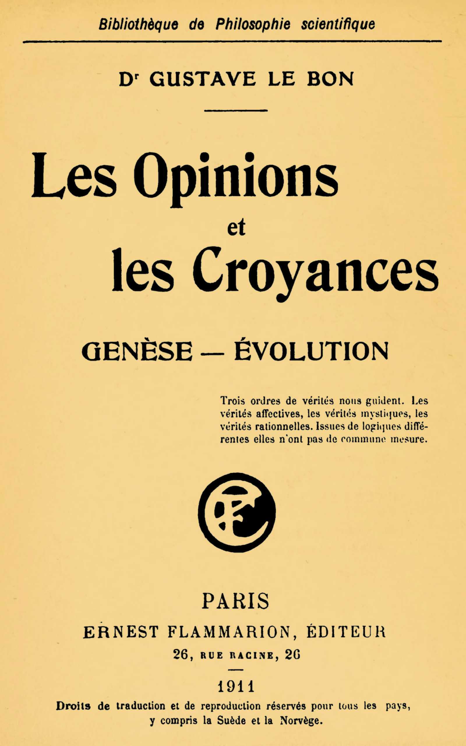 Opinions and Beliefs